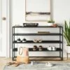Glasgow Metal Shoe Storage Console Table Black - Project 62™ -Console Tables Sales unnamed file