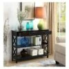 Oxford 1 Drawer Console Table Black - Breighton Home -Console Tables Sales unnamed file 1014