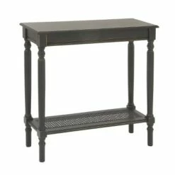 Wood Traditional Rectangular Console Table Black - Olivia & May -Console Tables Sales unnamed file 1027