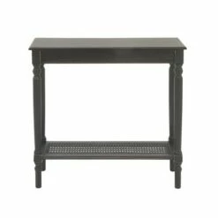 Wood Traditional Rectangular Console Table Black - Olivia & May -Console Tables Sales unnamed file 1028