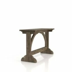 Jobrin Double Pedestal Console Table Reclaimed Oak - miBasics -Console Tables Sales unnamed file 1042