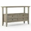 Halifax Console Sofa Table - Wyndenhall Hickory Brown