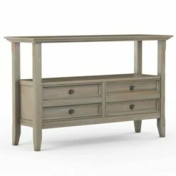 Halifax Console Sofa Table - Wyndenhall Hickory Brown