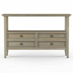 Halifax Console Sofa Table - Wyndenhall Hickory Brown -Console Tables Sales unnamed file 1050
