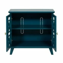 Versatile Fretwork Accent Storage Console - Saracina Home Blue 12 Versatile Fretwork Accent Storage Console - Saracina Home Blue -Console Tables Sales unnamed file 1070