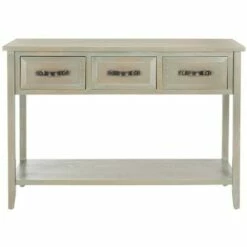 Aiden 3 Drawer Console Table - Safavieh Vintage Gray -Console Tables Sales unnamed file 1137