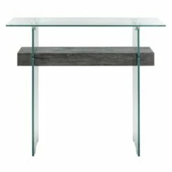 Kayley Console Table - Safavieh Glass/black -Console Tables Sales unnamed file 1145
