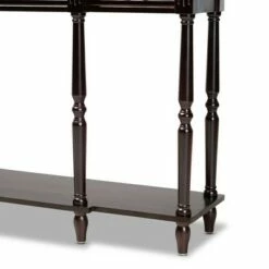 Hallan Wood 3 Drawer Console Table - Baxton Studio White -Console Tables Sales unnamed file 1153