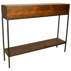 Carolina Cottage Halsey Console - Carolina Chair and Table Natural/black -Console Tables Sales unnamed file 1169