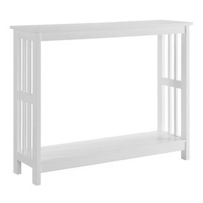 Mission Console Table - Breighton Home White 6 Mission Console Table - Breighton Home White - Image 4