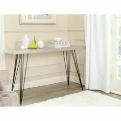 Wolcott Console Table - Safavieh Gray