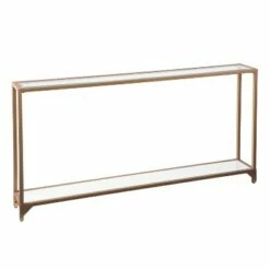 Berton Narrow Metal Console - Aiden Lane Silver -Console Tables Sales unnamed file 130