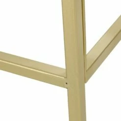 Breu Modern Glam Console Table with Petal Accents Gold/White - Christopher Knight Home -Console Tables Sales unnamed file 1310