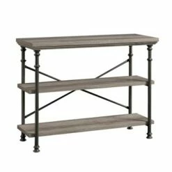 Canal Street Anywhere Console Table with 2 Shelves - Northern Oak - Sauder 16 Canal Street Anywhere Console Table with 2 Shelves - Northern Oak - Sauder -Console Tables Sales unnamed file 1314