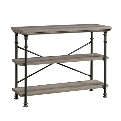 Canal Street Anywhere Console Table with 2 Shelves - Northern Oak - Sauder 4 Canal Street Anywhere Console Table with 2 Shelves - Northern Oak - Sauder - Image 2
