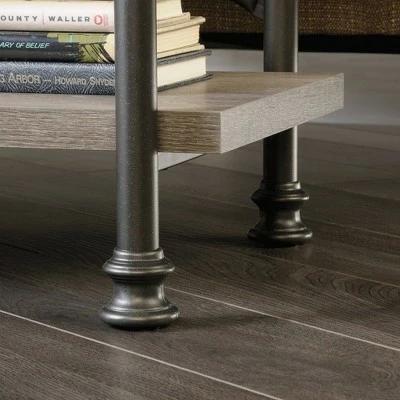 Canal Street Anywhere Console Table with 2 Shelves - Northern Oak - Sauder 5 Canal Street Anywhere Console Table with 2 Shelves - Northern Oak - Sauder - Image 3