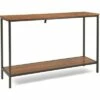 Nolan 2 Tier Console Table Brown - ClickDecor -Console Tables Sales unnamed file 1326