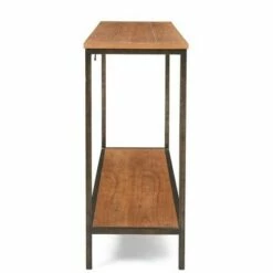 Nolan 2 Tier Console Table Brown - ClickDecor -Console Tables Sales unnamed file 1331