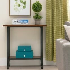 Ironcraft Hall Stand - Mission Oak - Leick Home