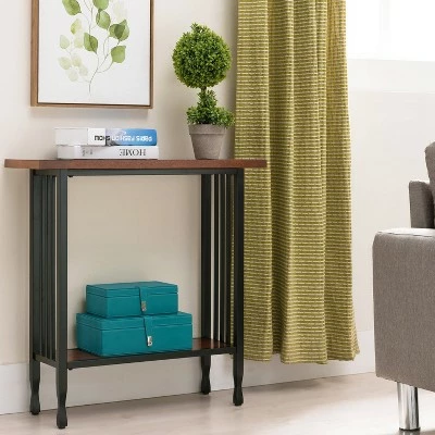 Ironcraft Hall Stand - Mission Oak - Leick Home 4 Ironcraft Hall Stand - Mission Oak - Leick Home - Image 2