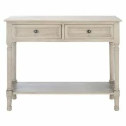 Tate 2 Drawers Console Table - Safavieh Greige -Console Tables Sales unnamed file 1391