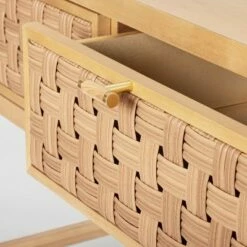 Threshold Designed W/Studio McGee Palmdale Knockdown Woven Drawer Console Natural - Threshold™ designed with Studio McGee -Console Tables Sales unnamed file 14