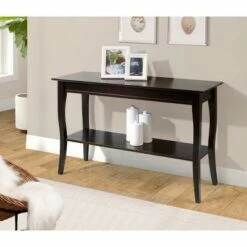 Dayton Console Table - Linon Espresso -Console Tables Sales unnamed file 1407