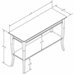 Dayton Console Table - Linon Espresso -Console Tables Sales unnamed file 1411