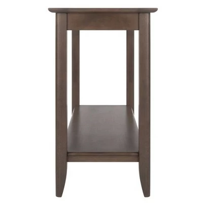 Santino Console Hall Table Oyster Gray - Winsome 4 Santino Console Hall Table Oyster Gray - Winsome - Image 2