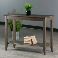 Santino Console Hall Table Oyster Gray - Winsome 13 Santino Console Hall Table Oyster Gray - Winsome -Console Tables Sales unnamed file 1427