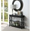Town Square 1 Drawer Console Table with Shelves - Breighton Home Black -Console Tables Sales unnamed file 1460