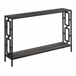 Town Square Metal Frame Console Table - Breighton Home Weathered Gray/black -Console Tables Sales unnamed file 1508