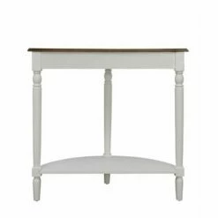 French Country Entryway Table Driftwood Top/White - Breighton Home -Console Tables Sales unnamed file 1522
