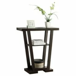 Breighton Home Northfield V Console Table - Convenience Concepts White
