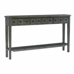 Calinda Long Console Table - Powell Company Distressed Gray -Console Tables Sales unnamed file 160