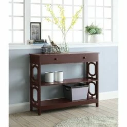Omega 1 Drawer Console Table Espresso - Breighton Home -Console Tables Sales unnamed file 1608