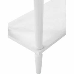 French Country Hall Table with Drawer/Shelf White - Breighton Home -Console Tables Sales unnamed file 1629