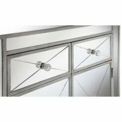 Breighton Home Gold Coast Vineyard 2 Drawer Mirrored Hall Table - Johar Furniture Silver -Console Tables Sales unnamed file 1633