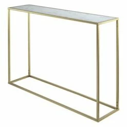 Breighton Home Gold Coast Bar Hall Table - Johar Furniture Chrome -Console Tables Sales unnamed file 1645