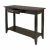 Nolan Console Table with Drawer Cappuccino - Winsome -Console Tables Sales unnamed file 1662