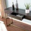 Frondi Long Console Table Black Oak/Antique Brass - Aiden Lane -Console Tables Sales unnamed file 1705