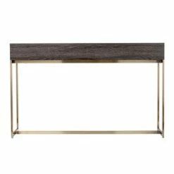 Frondi Long Console Table Black Oak/Antique Brass - Aiden Lane -Console Tables Sales unnamed file 1710