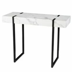 Wennan Modern Faux Marble Console Table Black/White - Aiden Lane 12 Wennan Modern Faux Marble Console Table Black/White - Aiden Lane -Console Tables Sales unnamed file 1734