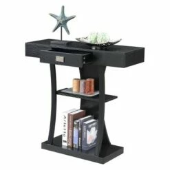 Newport Harri Console Table Black - Breighton Home