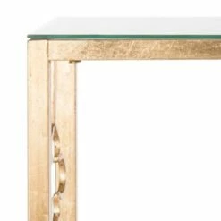 Jovanna Console Table - Gold / Clear - Safavieh -Console Tables Sales unnamed file 1765