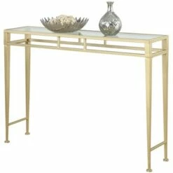 Gold Coast Julia Hall Console Table Gold - Breighton Home
