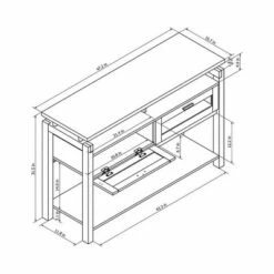 Ambrose Console Table Espresso - HOMES: Inside + Out -Console Tables Sales unnamed file 1800