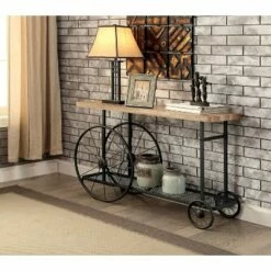Elena Console Table Black - HOMES: Inside + Out