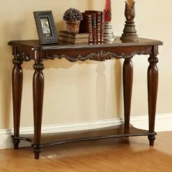 Halbarry Traditional Open Shelf Sofa Table Red - HOMES: Inside + Out