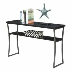 X Calibur Console Table Black Woodgrain/Gray - Breighton Home 10 X Calibur Console Table Black Woodgrain/Gray - Breighton Home -Console Tables Sales unnamed file 1873